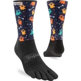 Injinji Spectrum Trail Midweight Crew Toe Socks M, haunt