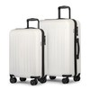 KYME Luggage Sets, Suitcase With Double Spinner Wheels, TSA Lock