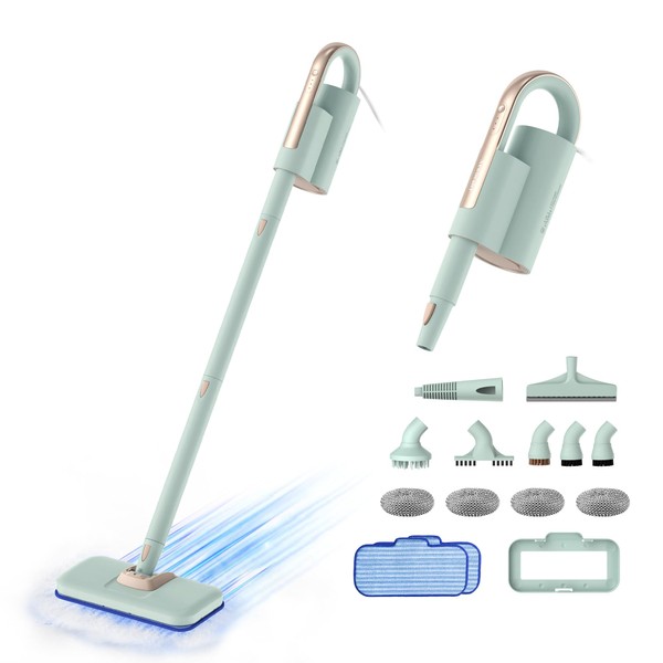 Newbealer Newbealer Steam Mop & Detachable Handheld Cleaner, 250ml 1200W