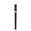 Aulos 103 N Hole Soprano Baroque Recorder Plastic Dark Brown Range Alouette, 1 Piece, Includes Bag, Cleaning Rod, Thumb Support and Fingering Chart