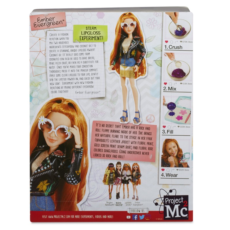 Project Mc2 Experiments with Doll-Ember's Lip Gloss Child's Toy