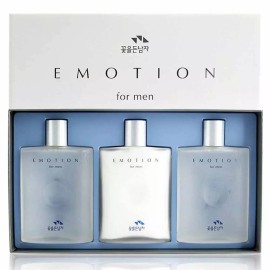 허브 꽃추출물 지친 남성 피부보습 스킨 2개 로션 1개 Herb Floral Extract Intensive Hydrating Skin Toner 2pcs Lotion 1pc for Weary Men's Skin