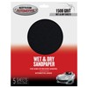 Rust-Oleum Automotive 1500 Grit Wet and Dry Sandpaper 5 Sheets