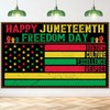 Juneteenth Decorations Happy Juneteenth Backdrop Banner - Juneteenth Freedom Day