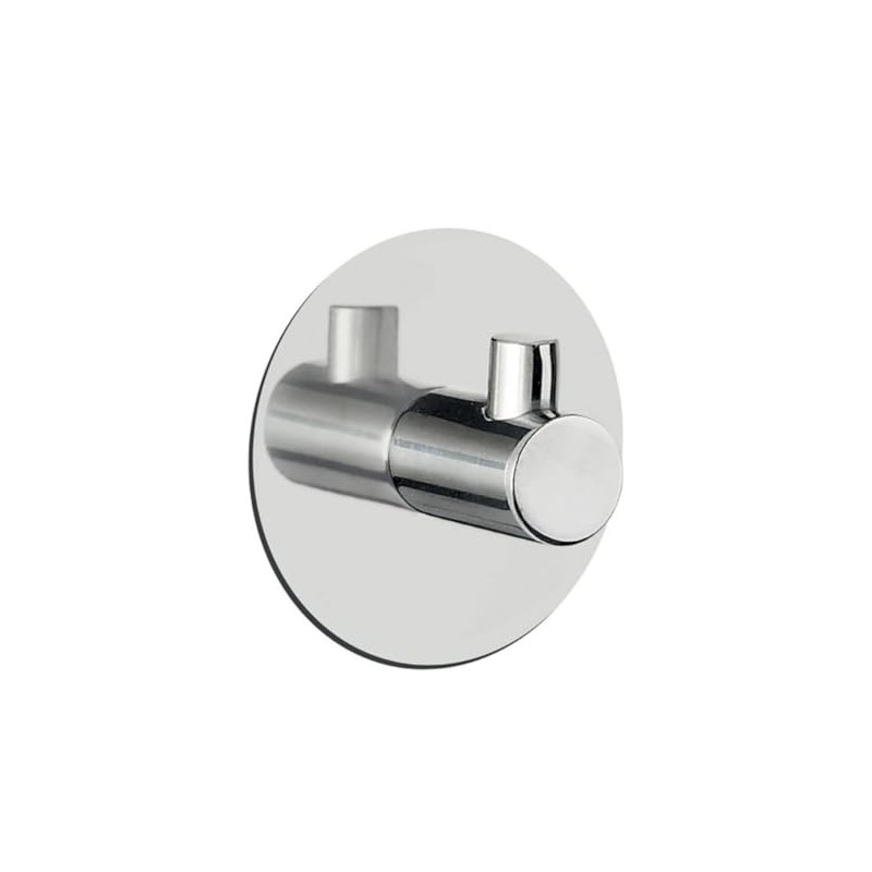 Spirella Stainless Steel Polished Meti-Round Shiny Bathdeco Hook