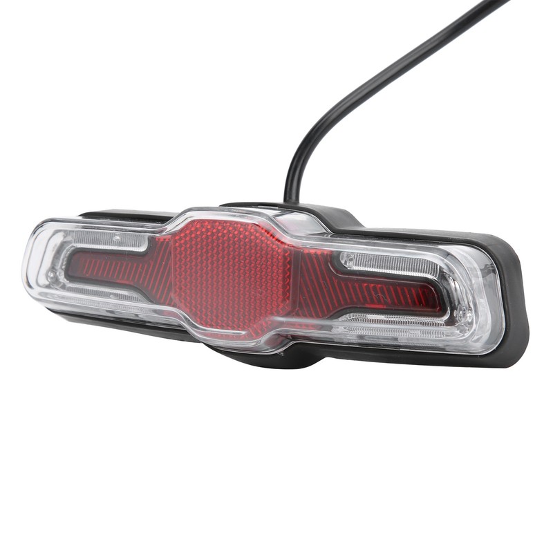 Electric Bicycle Rear Light 5LEDs ABS 36V/48V/60V for Hub Motor
