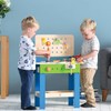 Award Winning Hape Master Workbench Kid's Wooden Toolbench Pretend Builder