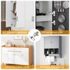 Soft Close Hinge, Cabinet Door Hinges with Gas Lift, 105°