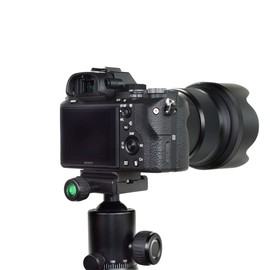 SIOTI Quick Release Plate, PU50 Quick Release Plate Universal Kit, 1/4 Inch Quick Release Screw Attachment with 2 Pieces Packed + 2 Pieces 1/4 Inch to 3/8 Adapter Screw, Compatible with Arca/Swiss St.