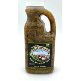 Ol' Gringo Chile Company Premium Hatch Green Chile Sauce Medium 35 Ounce Bottle