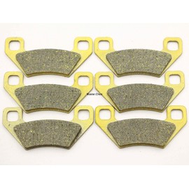 Master Chen Front Rear Brake Pads Brakes for Arctic Cat 650 500 700 1000 Thundercat FA395FR ATV MC0088-PAD