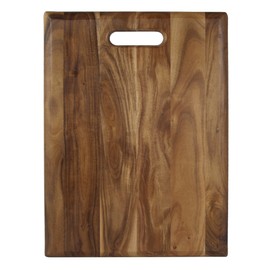 Architec Gripperwood Acacia Cutting Board, Non-Slip Gripper Feet, 12" by 16"