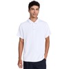 Reigning Champ Men's Solotex Mesh Tiebreak Polo, White, XL
