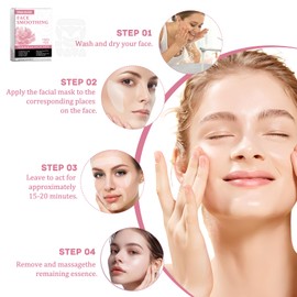 384 Stück Falten Pflaster Gesicht,Anti Falten Pflaster,für Strahlende,Jünger Aussehende Haut,Anti Wrinkle Patches,Geeignet für Hals Stirn Augen Mundwinkel