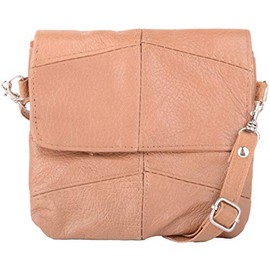 Lorenz Leather Cross Body Handbag With adjustable Strap In Tan 3811