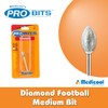 Diamond Football Medium -B7- Bit Four Pack for Nails |