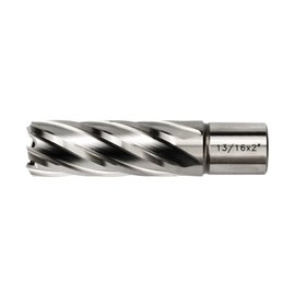 OSCARBIDE Annular Cutter 13/16 inch Cutting Diameter 2 Depth of Cut,3/4 inch Weldon Shank 2 Flat Mag Drill Bit with Pilot Pin for Magnetic Drill Press,1 Piece