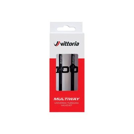 Vittoria Multiway Tubeless Valve, 2.4 inches (60 mm), Pack of 2