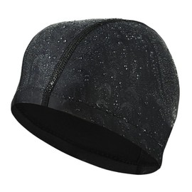 Swim Cap, Swimming Cap, Swimming Cap, Unisex One Size Fits Most, Adult, Student, Pool, Ocean, Gym, Travel, Lightweight, Quick Dry (Black, One Size)