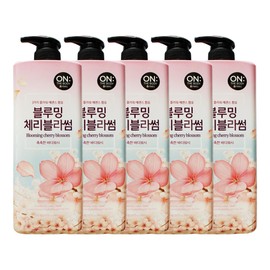 LG 엘지 온더바디 바디워시 블루밍 체리블라썸 900g 5개 LG On The Body Blooming Cherry Blossom Body Wash 900g 5 pieces
