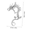 LIFKOME Dragon Earrings for Women Non-piercing Ear Cuff Metal Earring