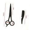 3-Piece Beard Grooming Kit Stainless Steel Beard Scissors Set Trimming