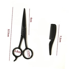 3-Piece Beard Grooming Kit Stainless Steel Beard Scissors Set Trimming Shears Small Precision Scissors for Men