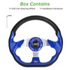 10L0L Golf Cart Steering Wheel, Universal Design Fit for Yamaha,