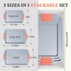 BRONYPRO Non Stick Ceramic Baking Sheet Pan Set of 3,
