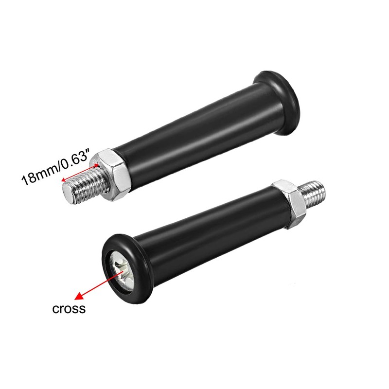 sourcing map Swivel Handle Crank Handle Rotating Bale Handle Length