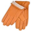 Harssidanzar HM003EU Men's Deerskin Gloves for Cold Weather, Winter Warm
