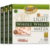 Shibolim Light Whole Wheat Matzo, 10.5oz (3 Pack) High Fiber