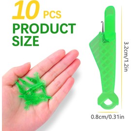10 Pcs Fish Mouth Automatic Sewing Needle Threader - Easy-to-use Sewing Machine Needle Threader Set - Needle threaders for Sewing Machines - Quick and Convenient - Perfect for DIY
