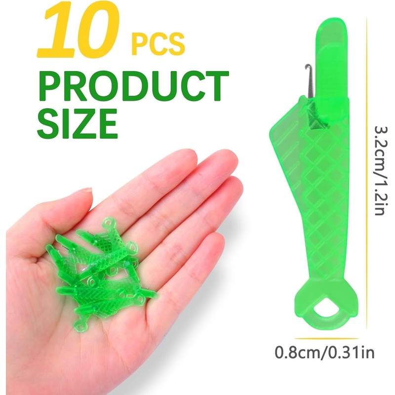10 Pcs Fish Mouth Automatic Sewing Needle Threader - Easy-to-use