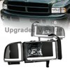 DimFlux LED DRL Headlight Assembly, Compatible with 1994-2001 Dodge Ram