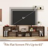 IFANNY TV Stand for 65 inch TV, 3 Pieces Entertainment