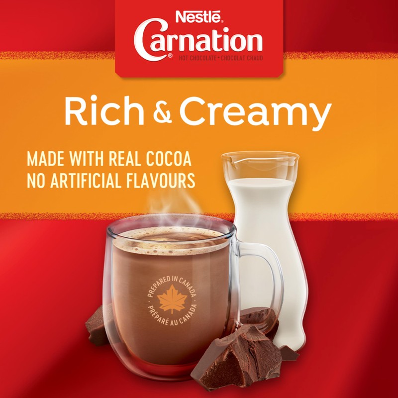 CARNATION Nestle Rich and Creamy Hot Chocolate, 1.7kg/3.7lbs, Canister, Imported