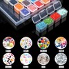 EKEZATA Polypropylene Transparent Small Storage Case, Accessory Case, Small Compartment