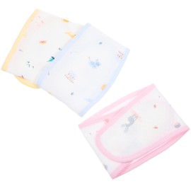 LIFKOME 3Pcs Newborn Belly Button Band Soft Cotton Accessory Belly Cover for Breathable and Skin Friendly Belly Belt for Cord Care Random Colors