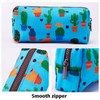 Cactus Pencil Case Students Canvas Pen Bag Pouch Stationary Case