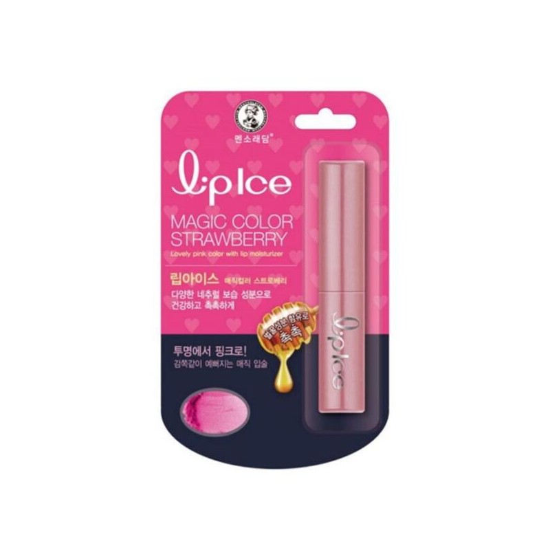 Mensolatum 립아이스 매직컬러 스트로베리 Lip Ice Magical Color Strawberry