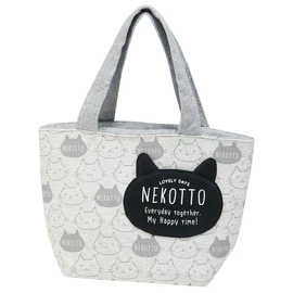 Skater KNBP1 Insulated Lunch Bag with Mini Pocket, Nekotto
