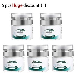 [Buy 1 Get 1 Free] PUMKOT 2% Silicone Scar Repair Cream | Retinol Hydrating Firming Cream |  Firming, Moisturizing, Facial Care,Skin Care Tools Recommended by Koreans，Scar Beauty Tools:_5 pcs Huge discount！！