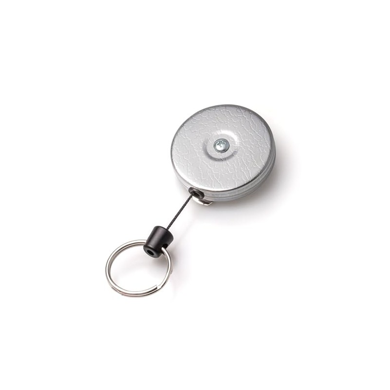 KEY-BAK Original Chain Retractable Keychain with a 24" Stainless Steel