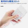 Samcos ID Card Holder Retractable Badge Reel Clip Plastic Transparent