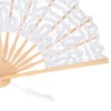 Abanico Plegable, Flor De Encaje Abanico Plegable Abanico Hecho A