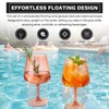 Floating Wine Glasses for Pool (18 Oz | Set of
