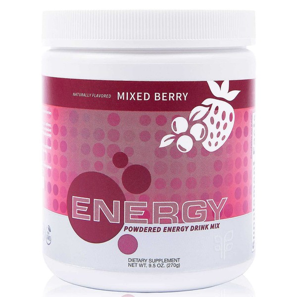 Pure Energy with Wheat Grass Mixed Berry Sugar-Free Powder Mix Dietary Supplement Net Wt. 9.5 oz (270g)
