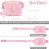 Belt Bag Fanny Pack for Girls - Initial Crossbody Bag