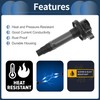Motoforti Ignition Coil Ignition Coil Pack No.7T4Z12029E/7T4Z12029DA for Ford Edge